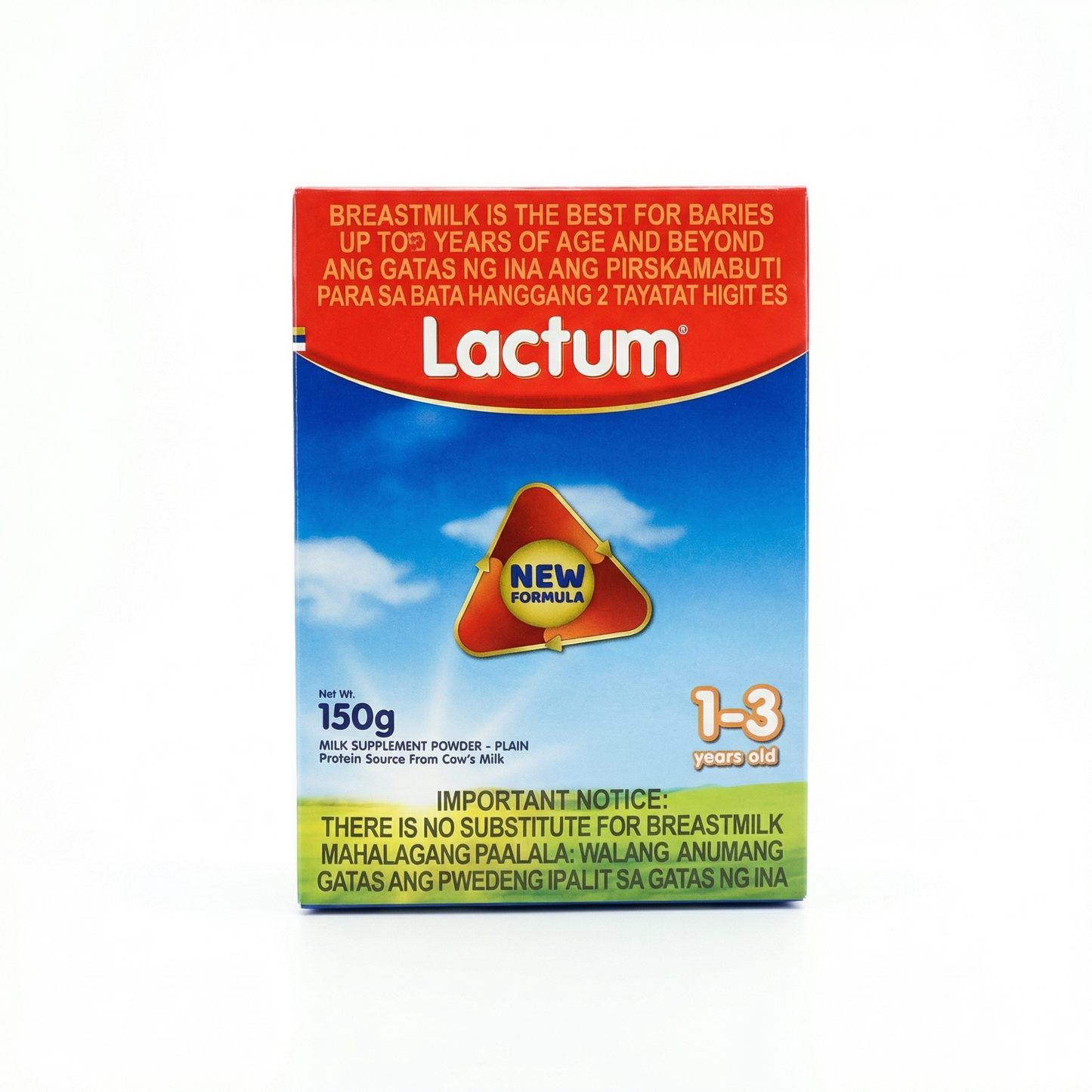 LACTUM INFANT FORMULA POWDER 1-3 YEARS OLD 150GM