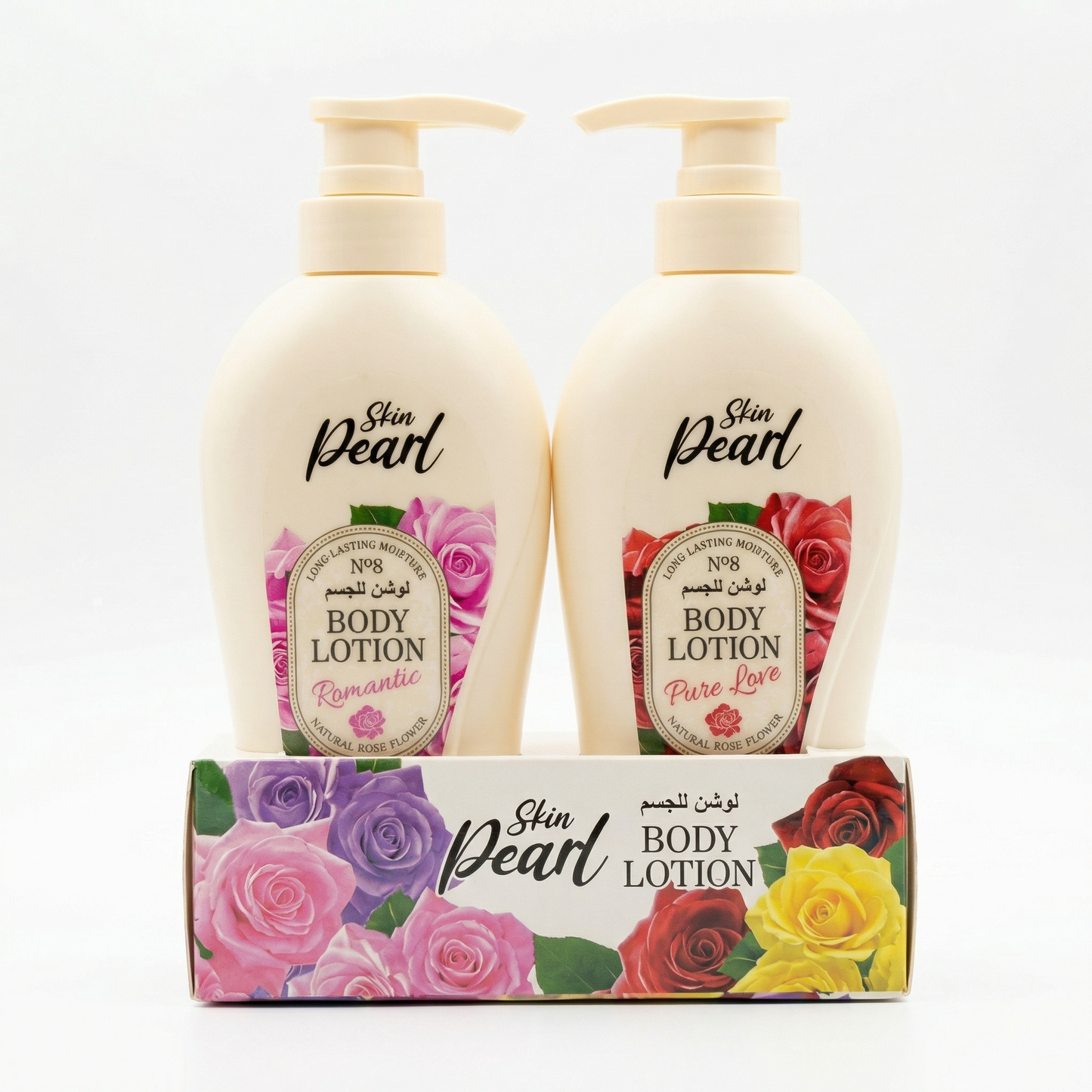 SKIN PEARL BODY LOTION ROMANTIC 500ML + 500 ML