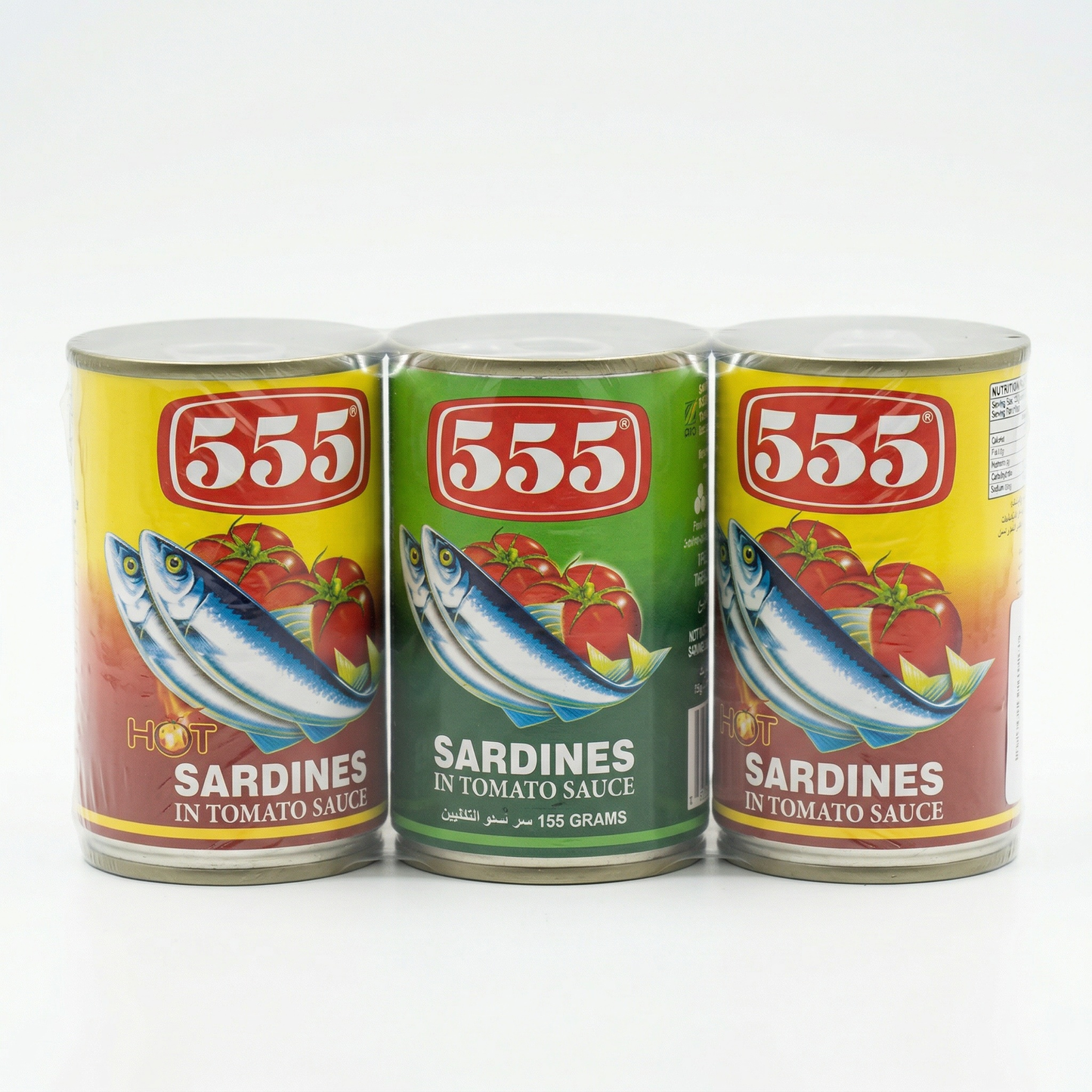 555 SARDINES ASST VALUE PACK 155GM