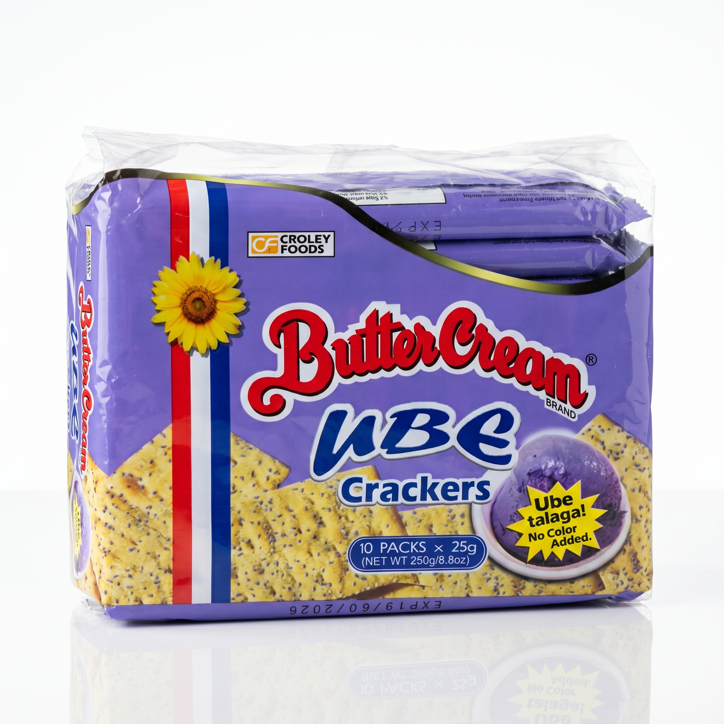 CROLEY FOODS BUTTER CREAM CRACKERS UBE 250GM