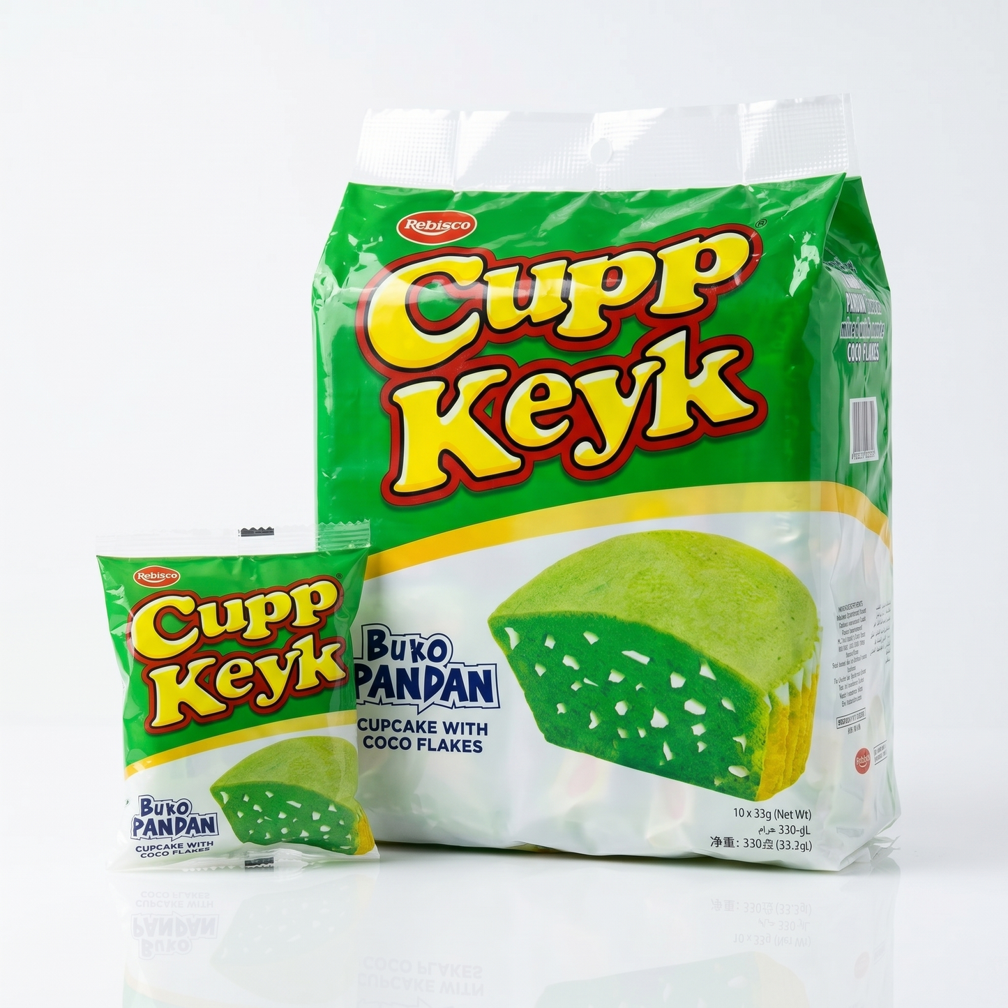 REBISCO CUP KEYK BUKO PANDAN 330GM