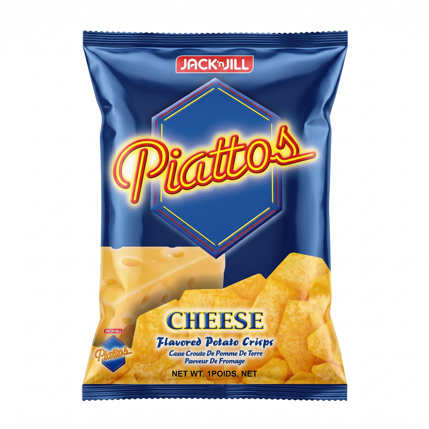 JACK N JILL PIATTOS POTATO CHEESE 85GM