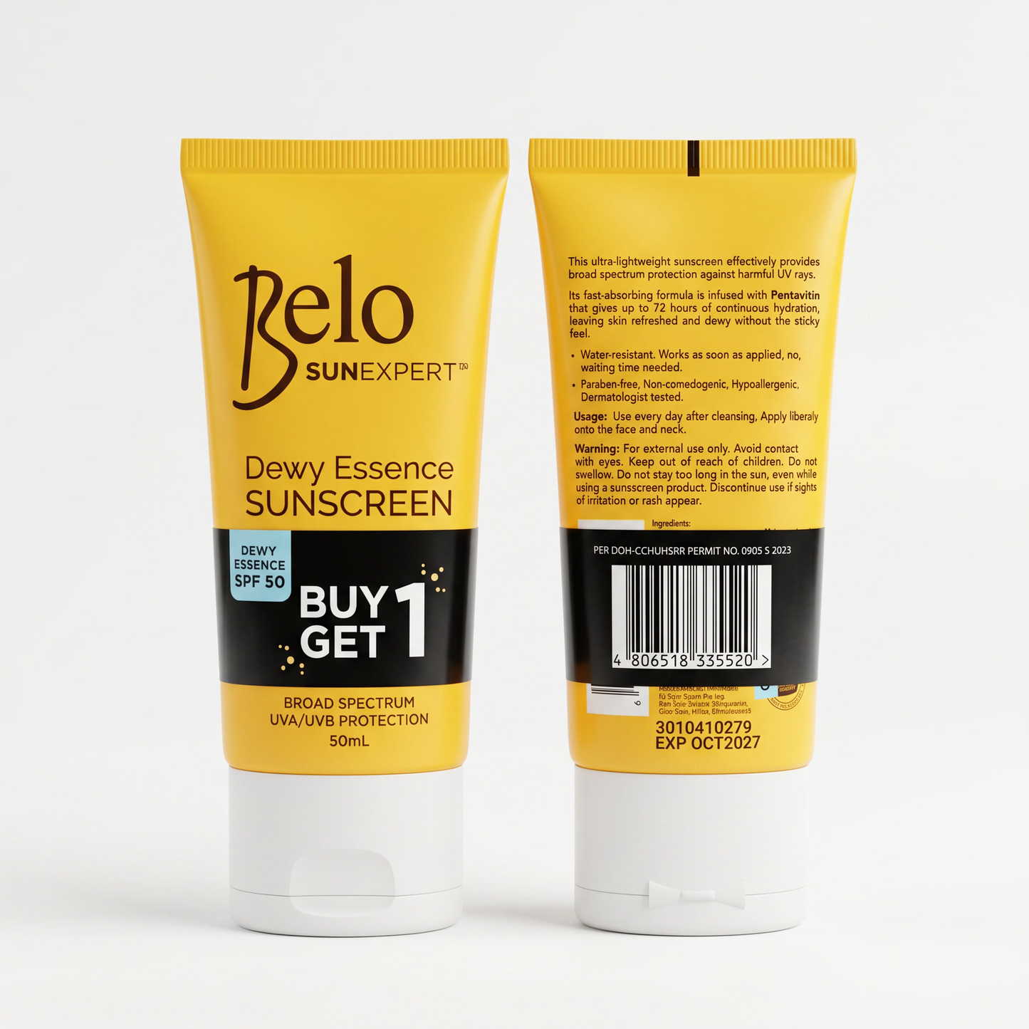 PROMO BELO SUNEX DEWY ESSENCE BOGO 50ML X 2PCS