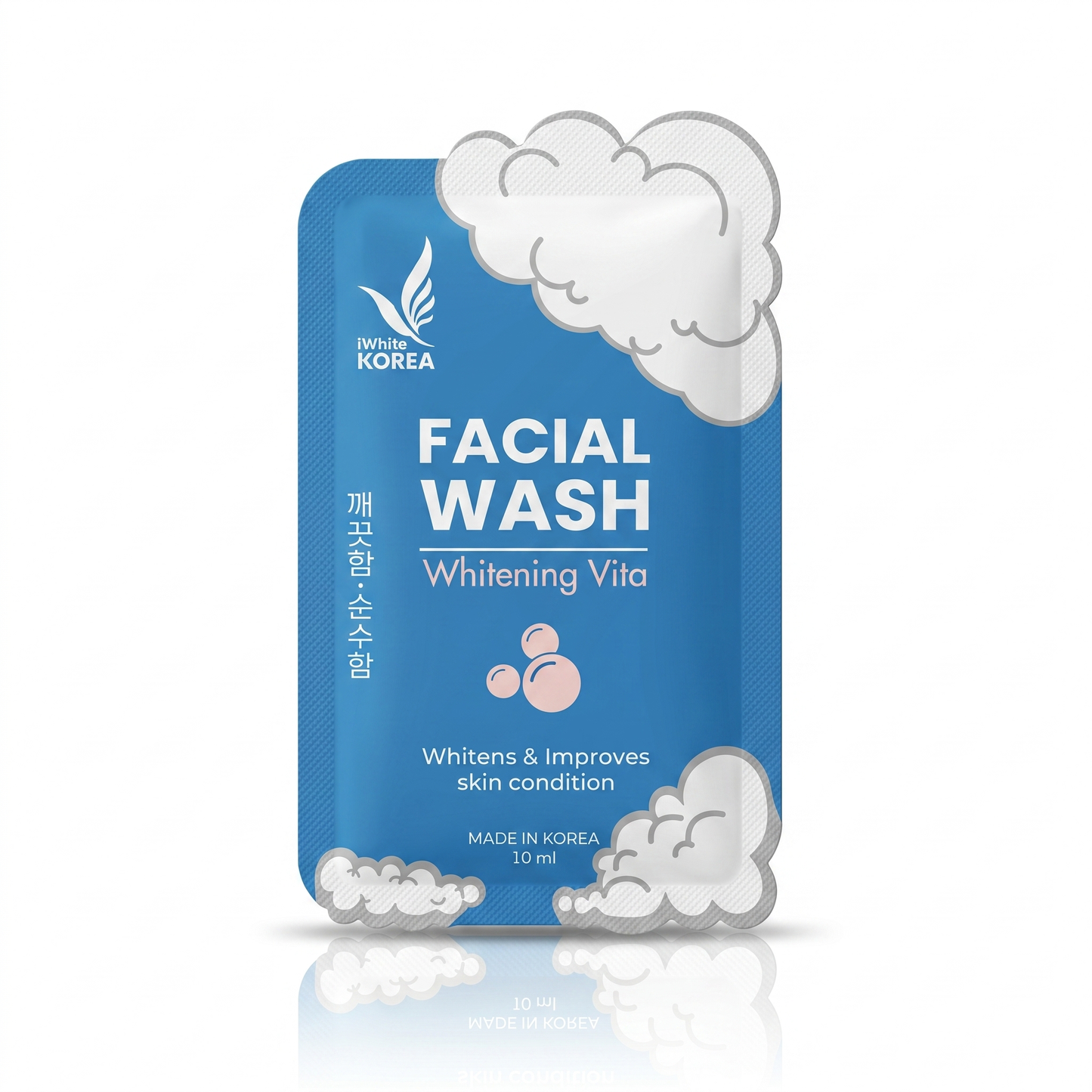 WHITE KOREA FACIAL WASH WHITENING VITA 10 ML