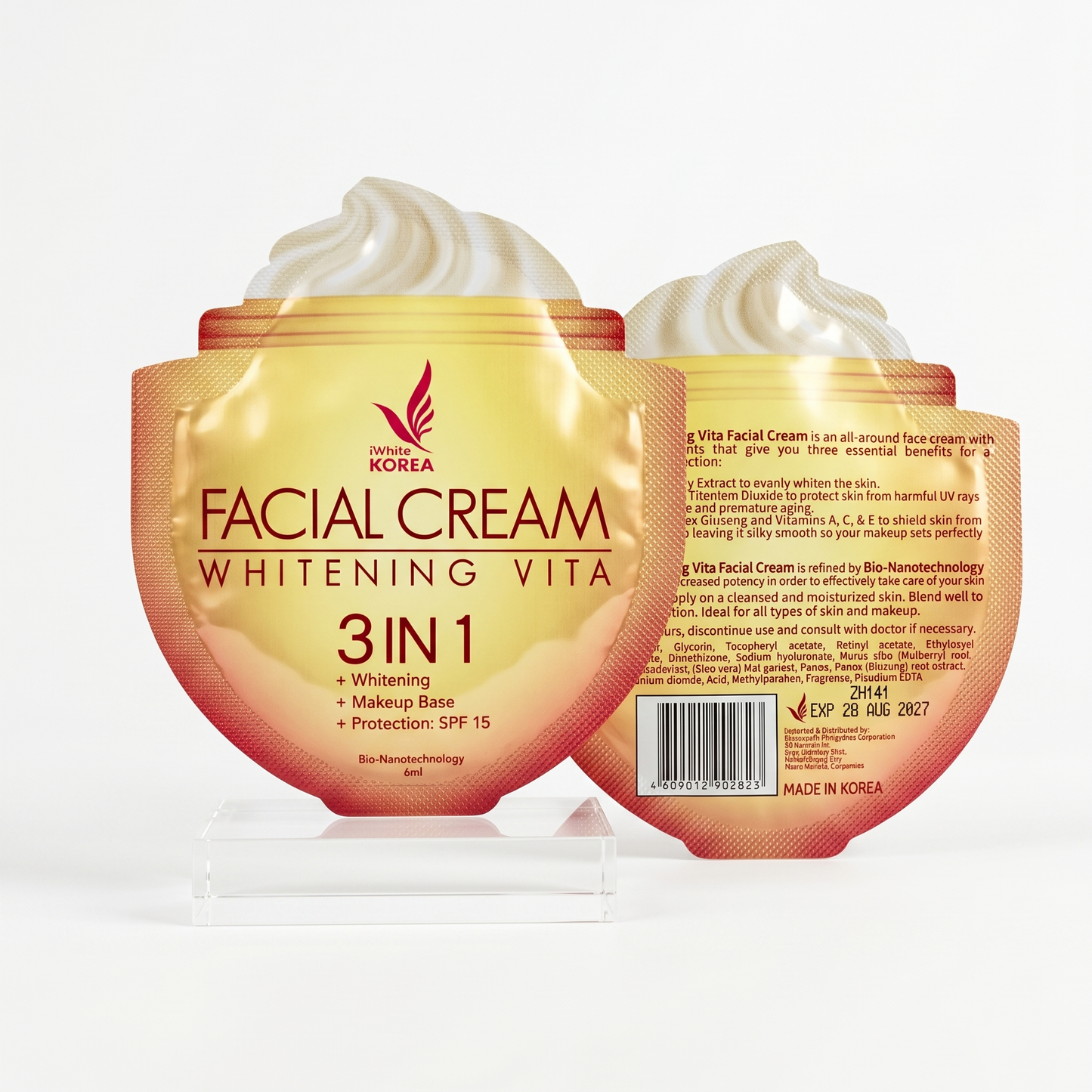 WHITE KOREA FACIAL CREAM WHITENING VITA 6ML
