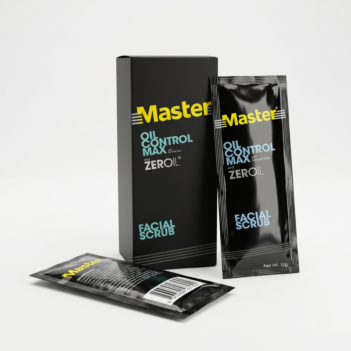 MASTER OIL CONTROL MAX ZEROIL FACIAL SCRUB 12GM