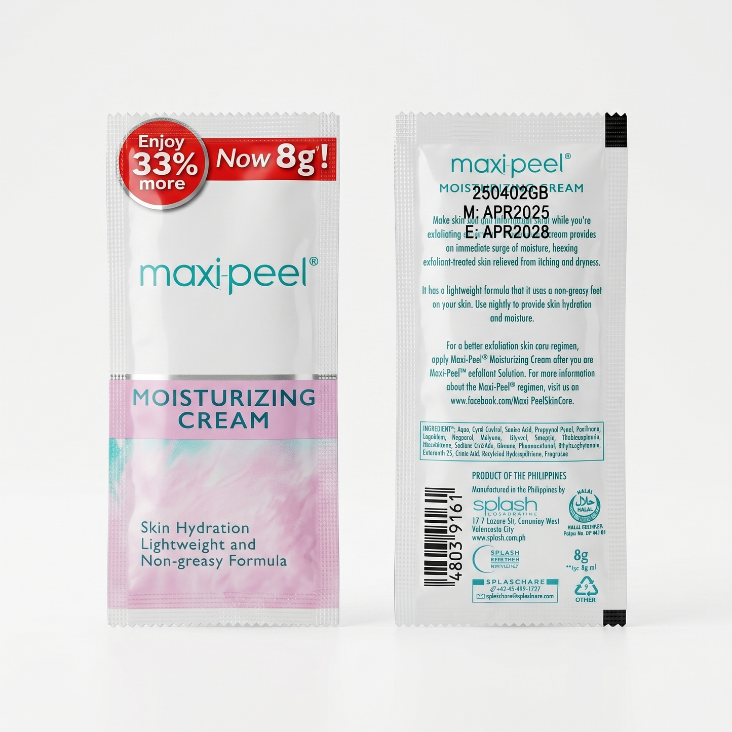 MAXI PEEL MOISTURIZING CREAM 10ML
