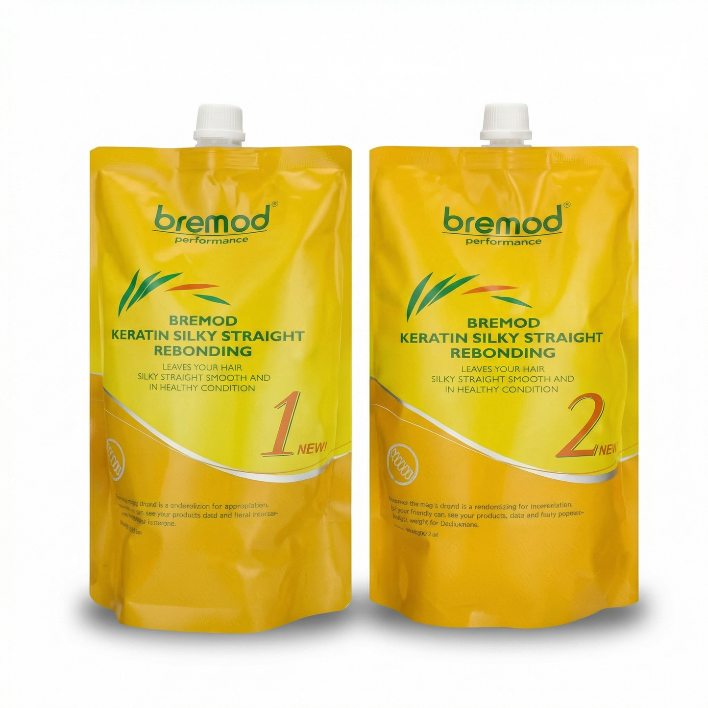BREMOD Keratin Silky Straight Rebonding Set - For Professional Use Only