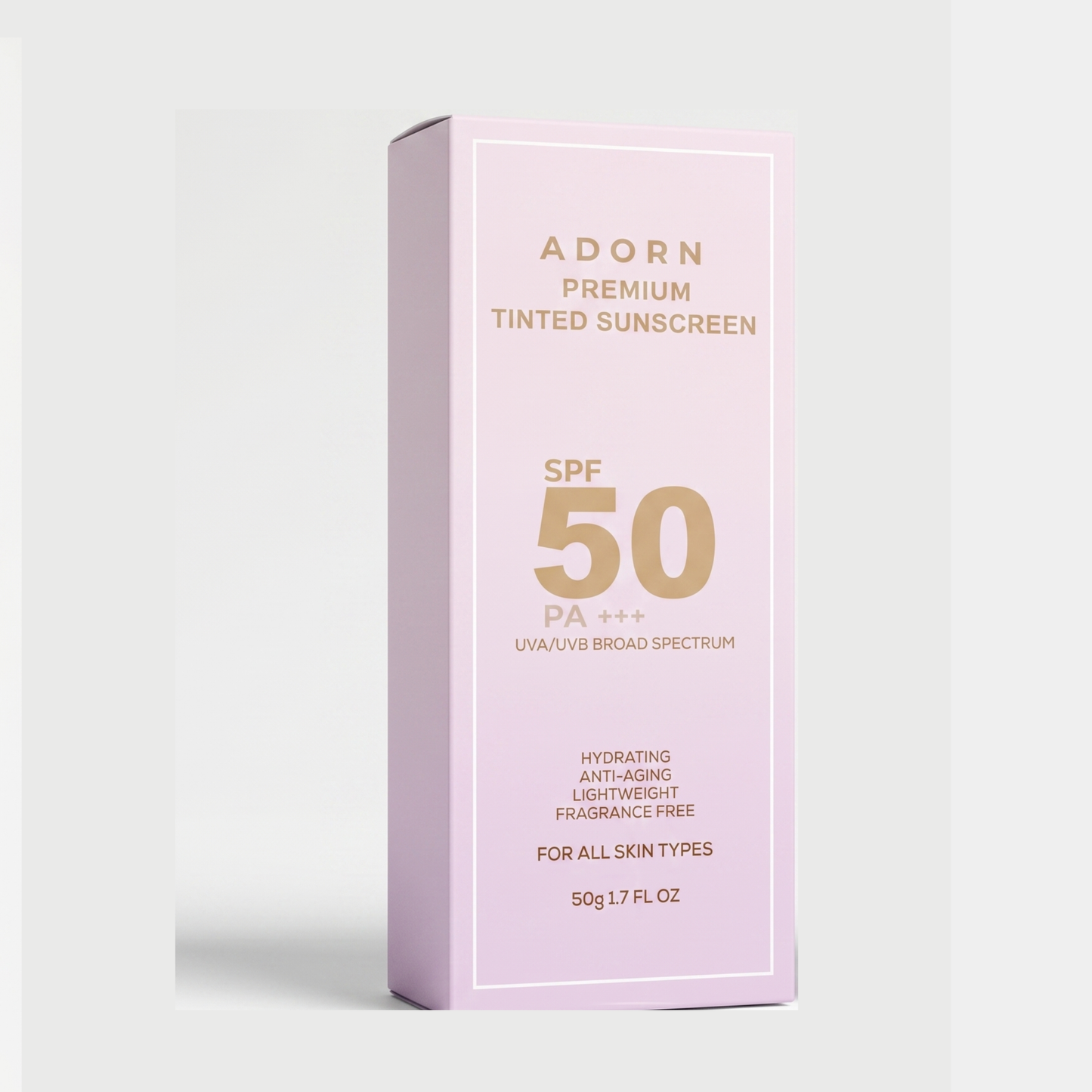 ADORN PREMIUM TINTED SUNSCREEN SPF 50