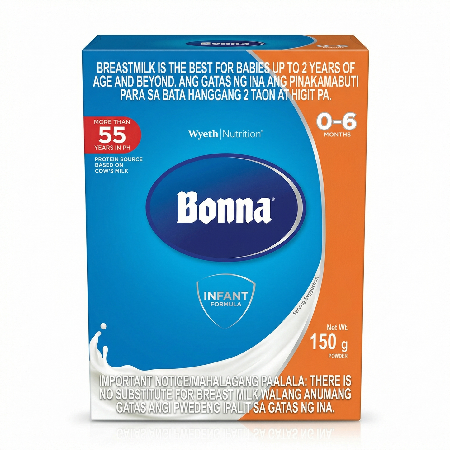 BONNA INFANT FORMULA FOR INFANT (0-6 M) 150GM