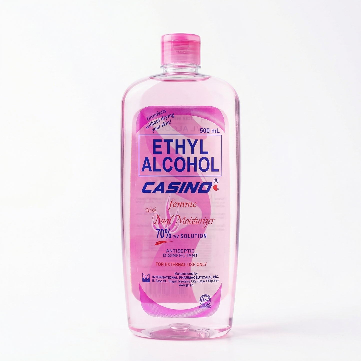 CASINO ETHYL ALCOHOL WITH DUAL MOIST 70% 500ML