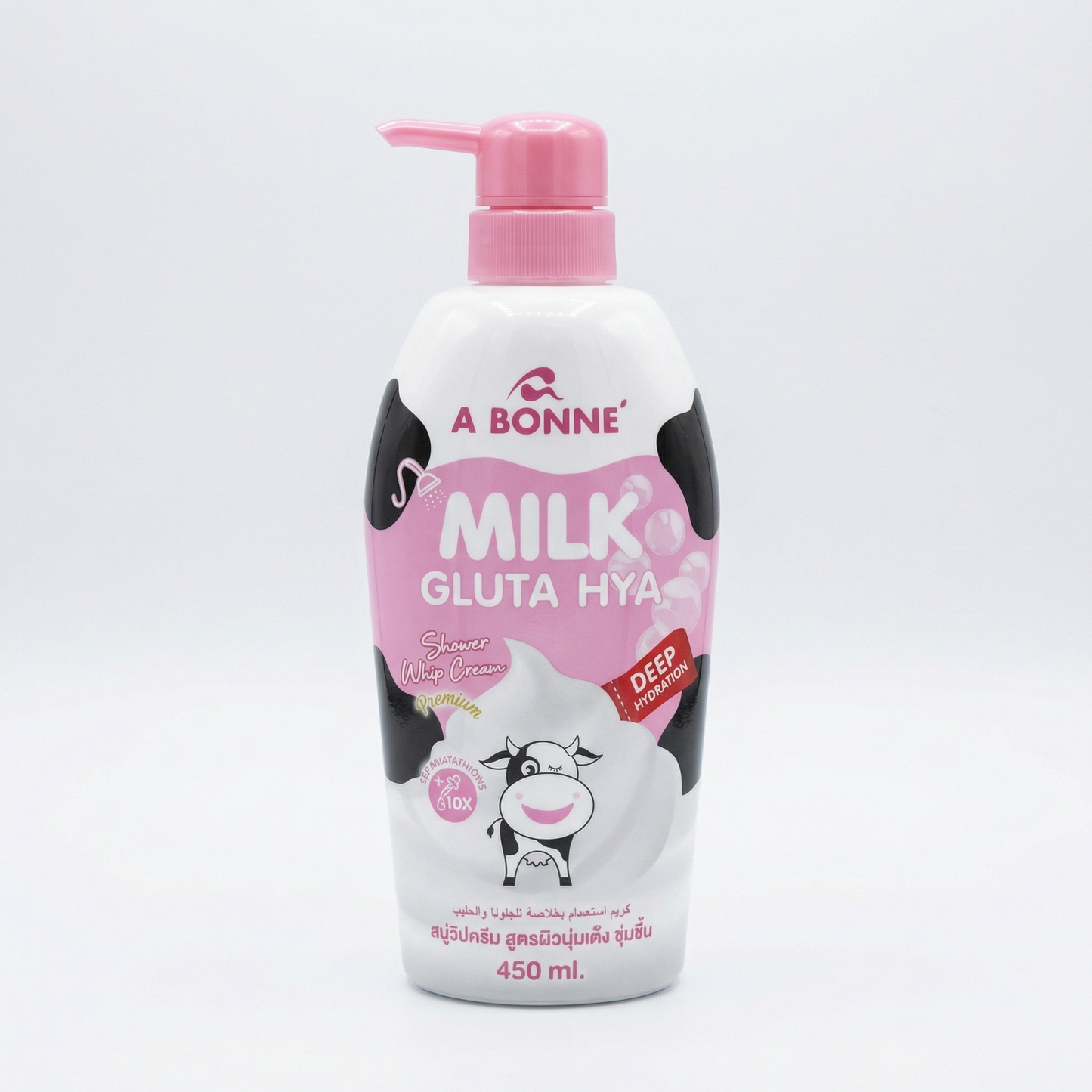 ABONNE SHOWER CREAM MILK GLUTA 450ML