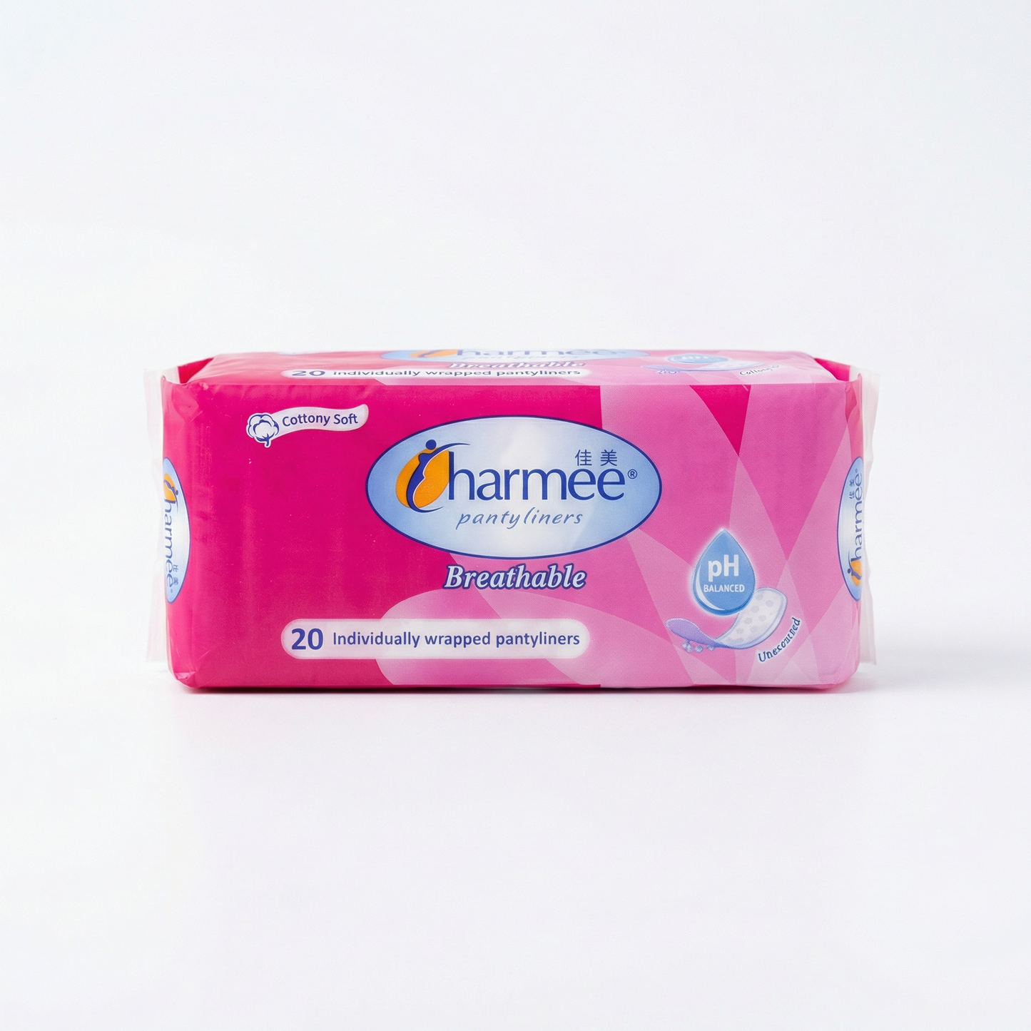 CHARMEE PANTY LINERS BREATHABLE LAVENDER SCENT 20 PANTY LINE
