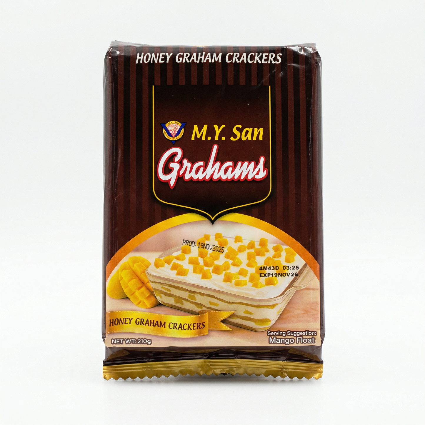 M.Y SAN GRAHAMS HONEY CRACKERS 210GM