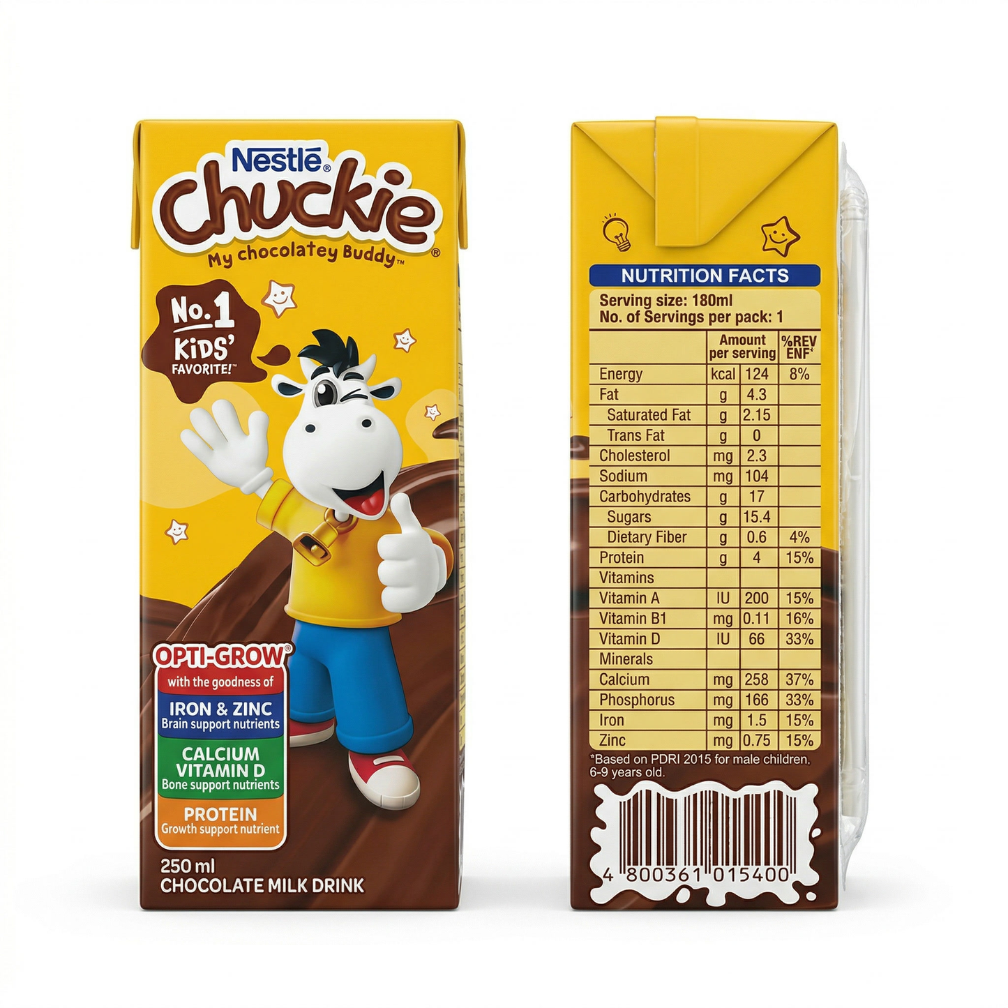 NESTLE CHUCKIE CHOCOLATE DRINK 250ML