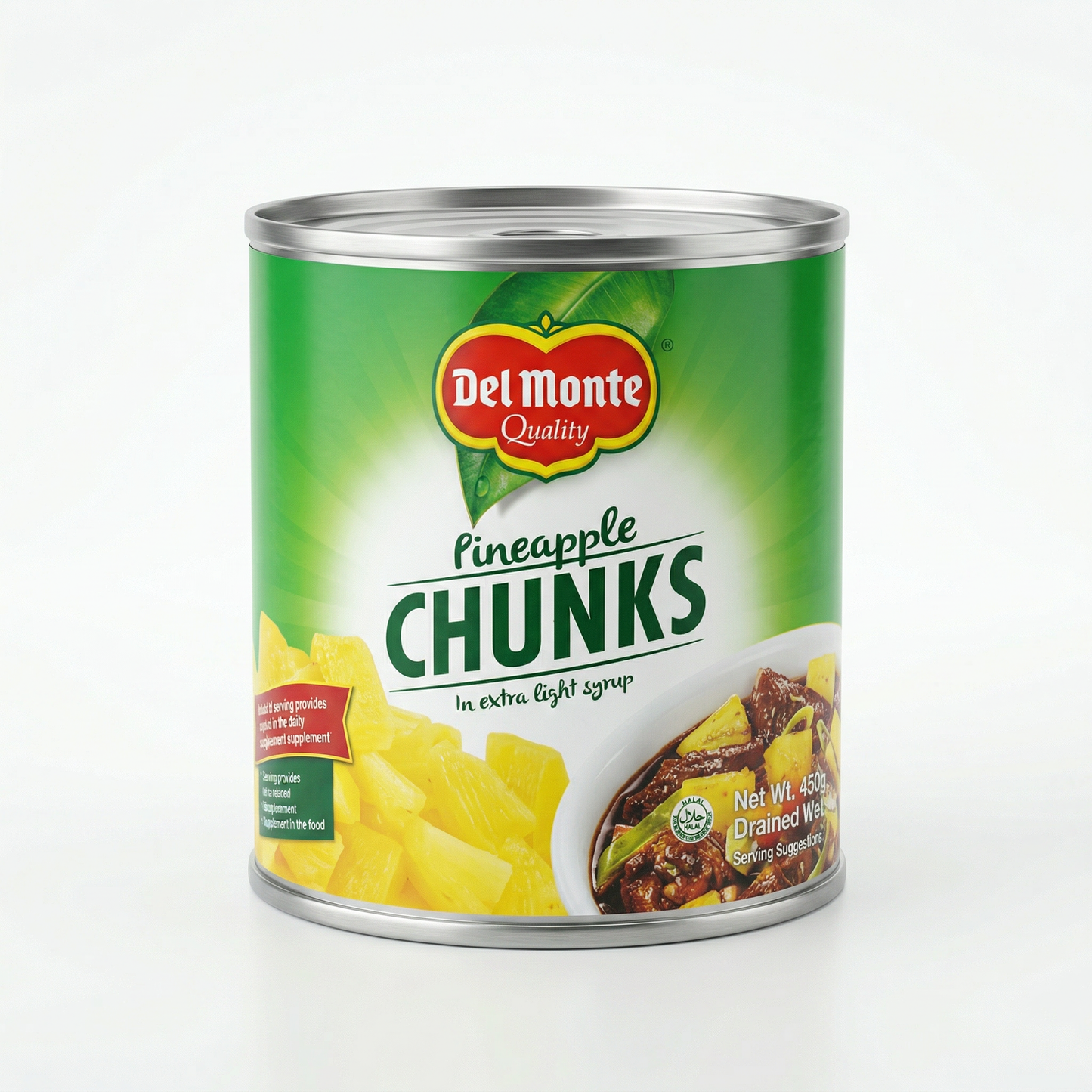 DEL MONTE PINEAPPLE CHUNKS 432GM