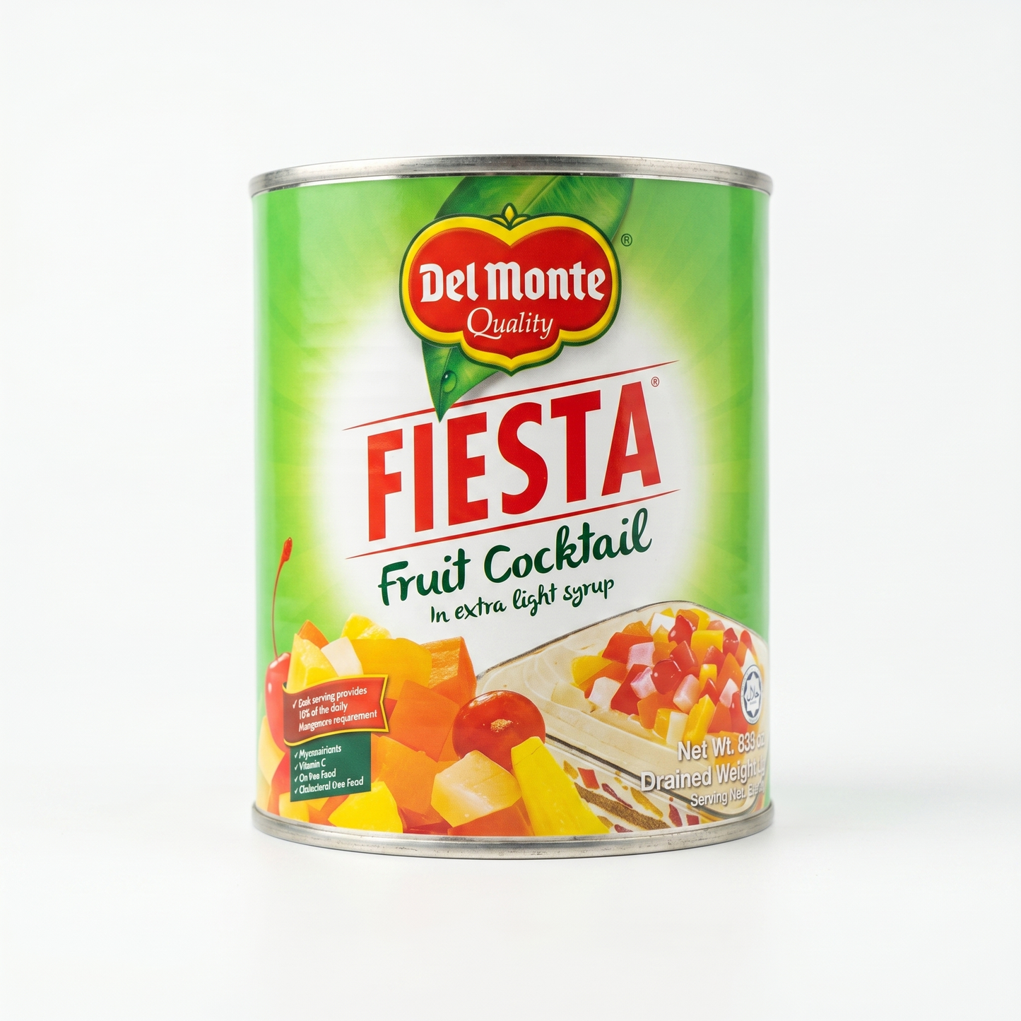 DEL MONTE FIESTA FRUIT COCKTAIL 836GM