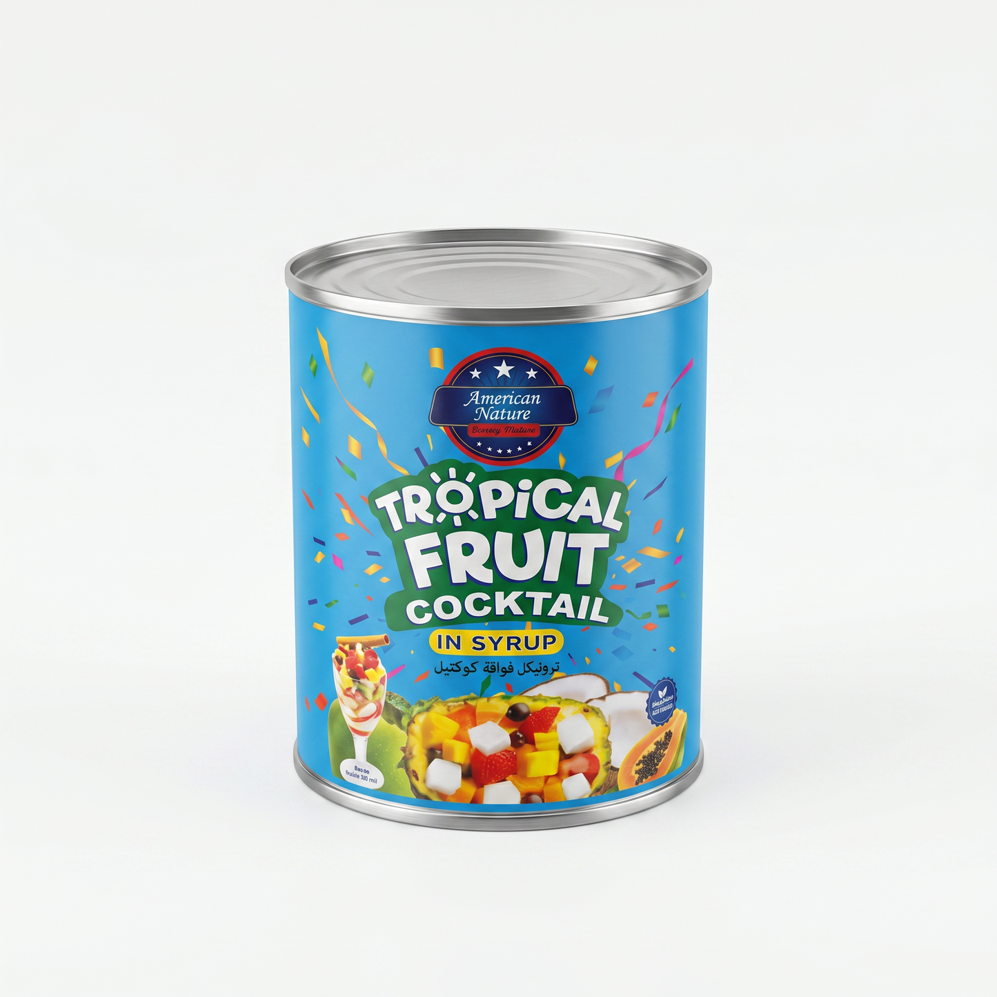 AMERICAN NATURE TROPICAL FRUIT COCKTAIL 850GM