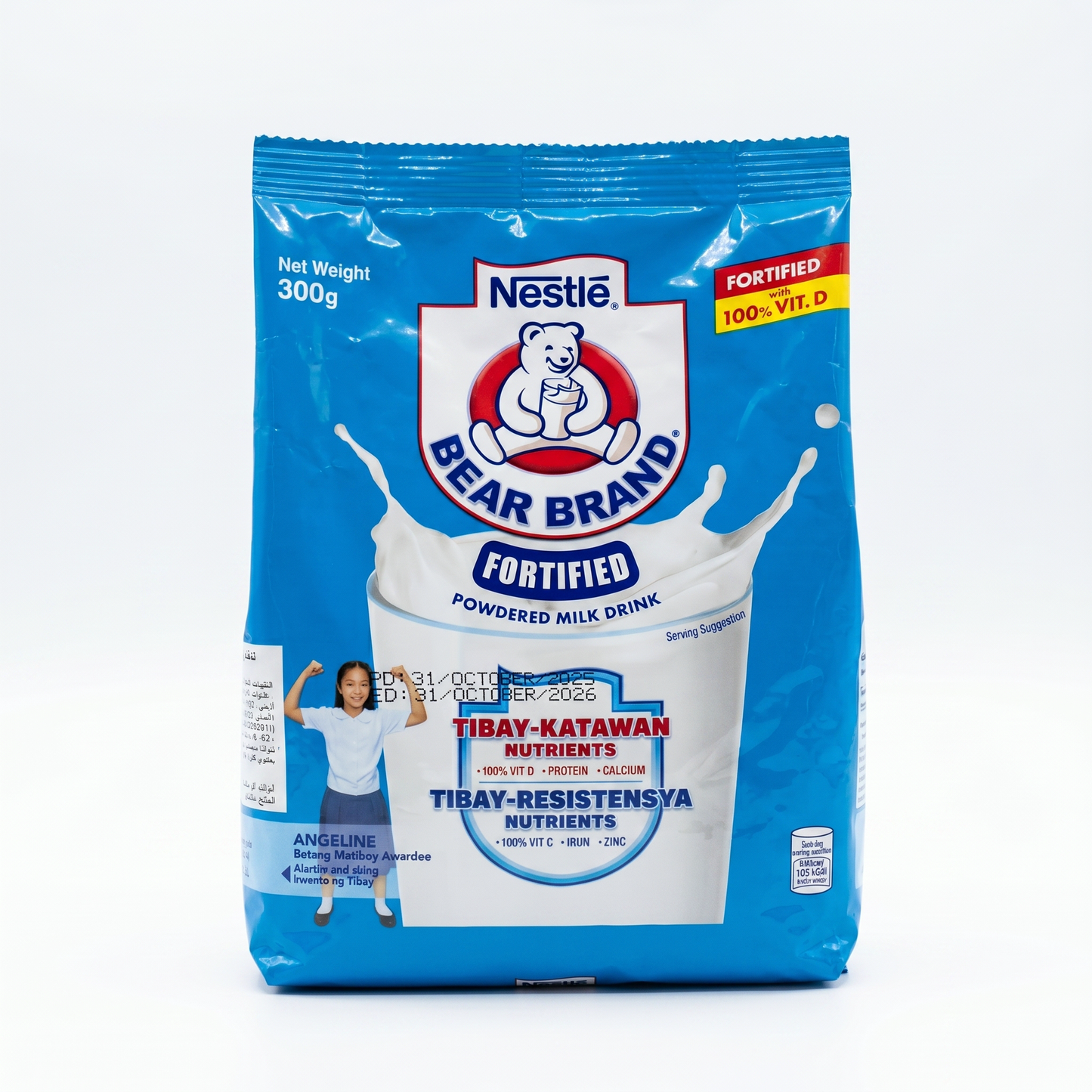 NESTLE BEAR BRAND FORTIFIED POWDERED MILK 300GM