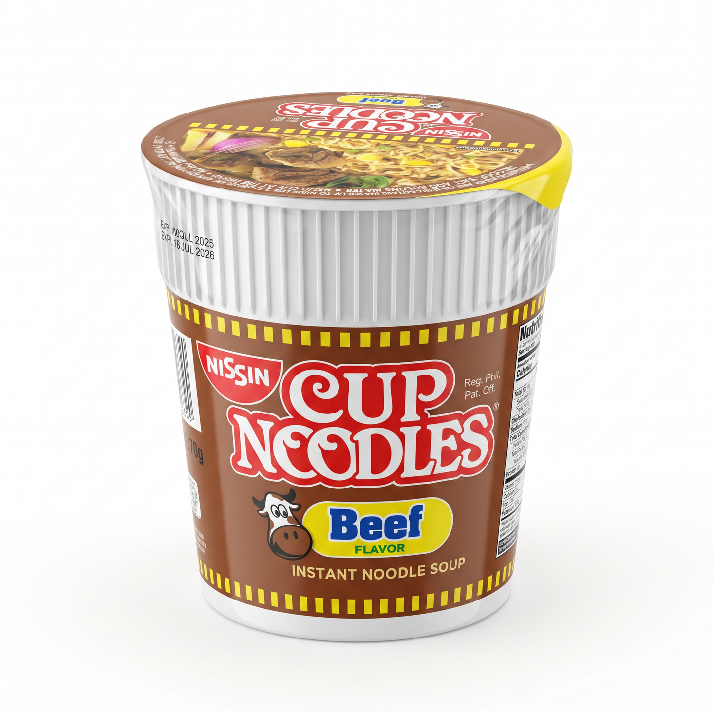 NISSIN CUP NOODLES BEEF 60GM
