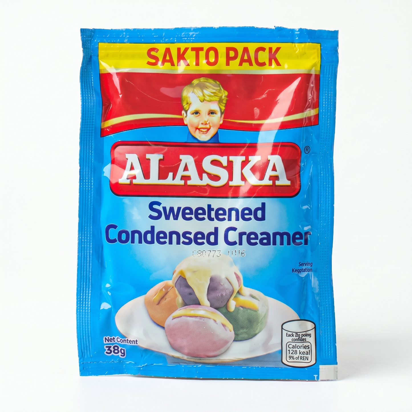 ALASKA SWEETENED CONDENSED CREAMER PLAIN SAKTO PACK 38 G