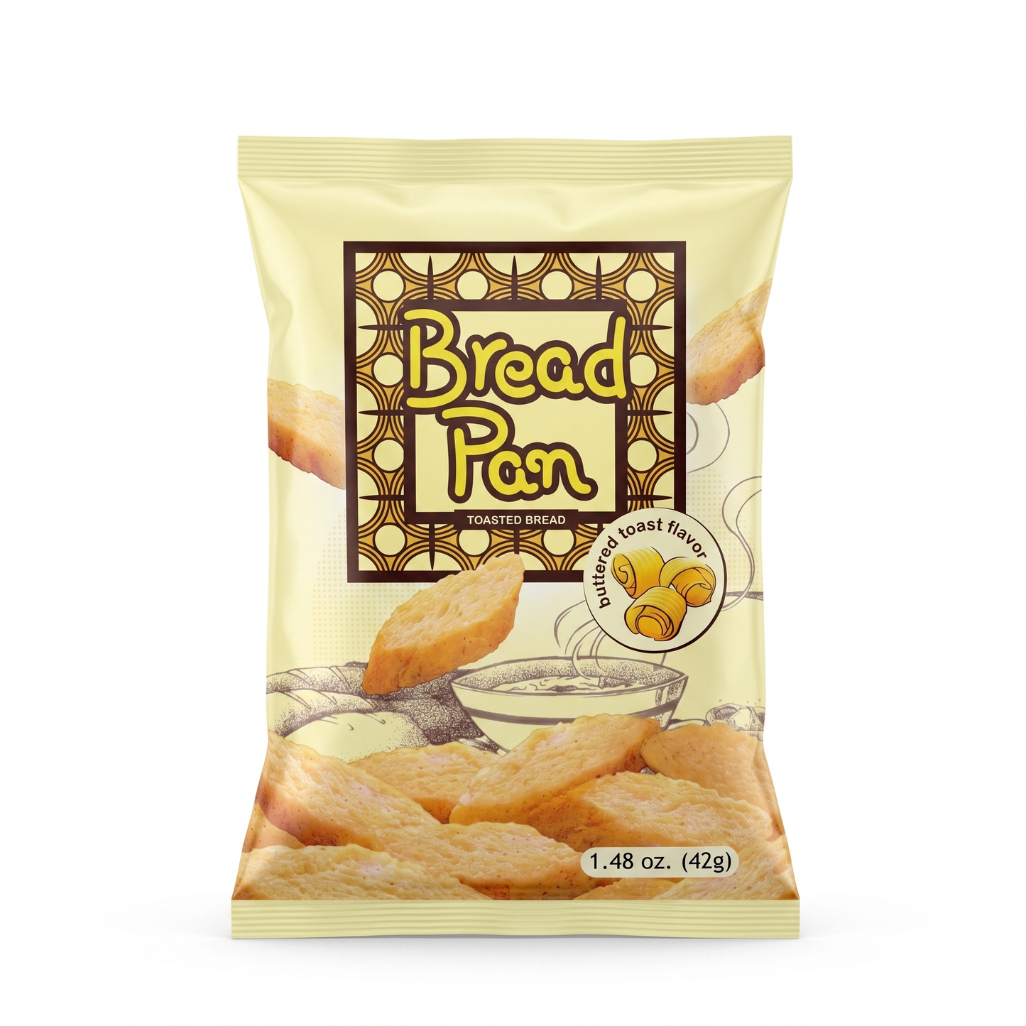 OISHI BREAD PAN TOASTED SALT & VINEGAR BREAD 42GM
