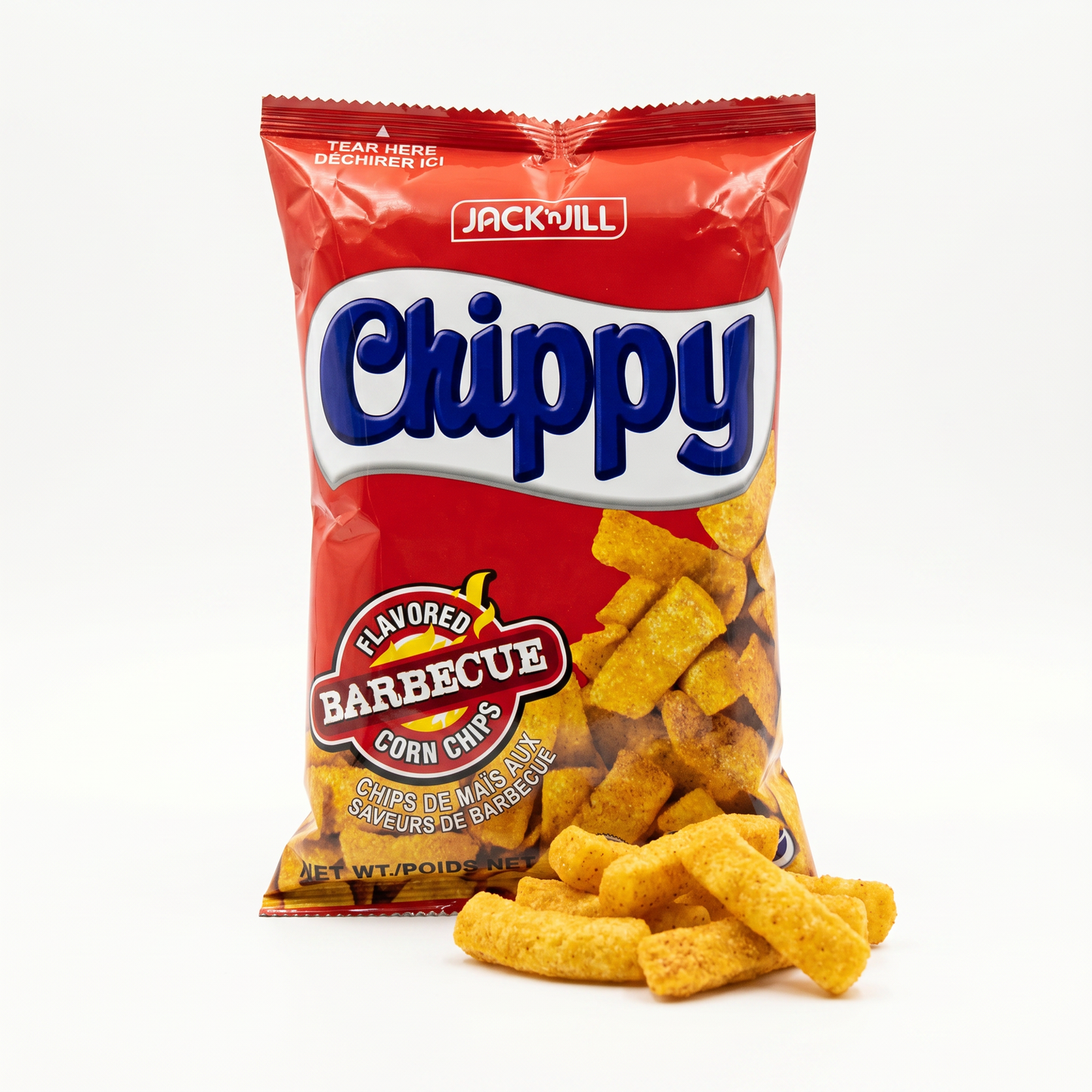 JACK N JILL CHIPPY BARBECUE CORN CHIPS PARTY PACK 200GM
