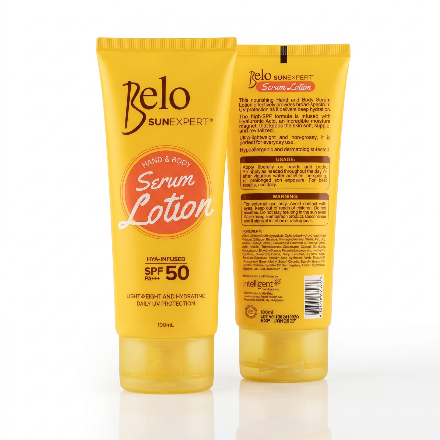 BELO SUNEXPERT HAND&BODY SERUM LOTION SPF50 100ML