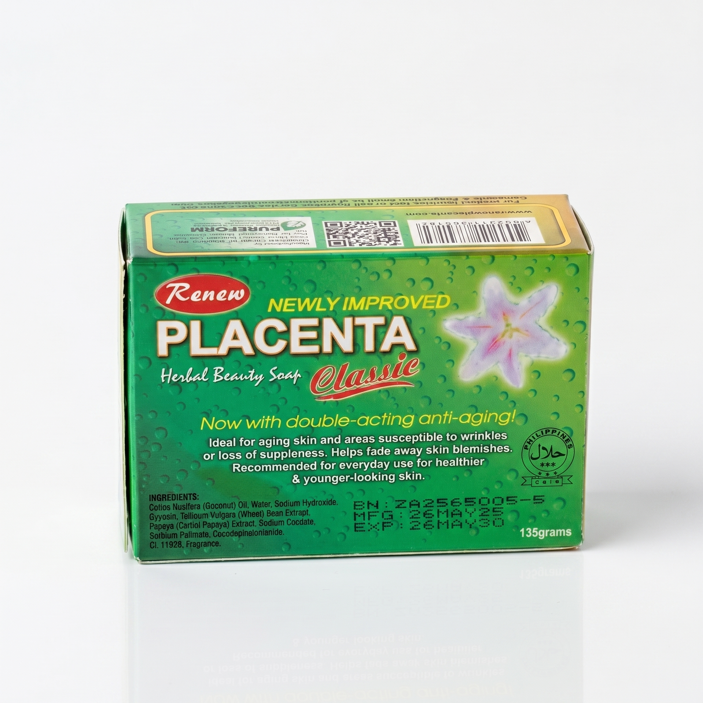 RENEW PLACENTA HERBAL SOAP 135GM